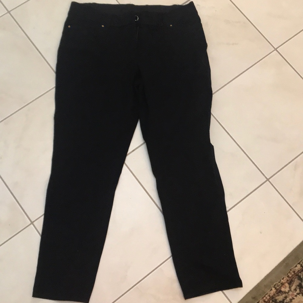 Allfani black pants size 10